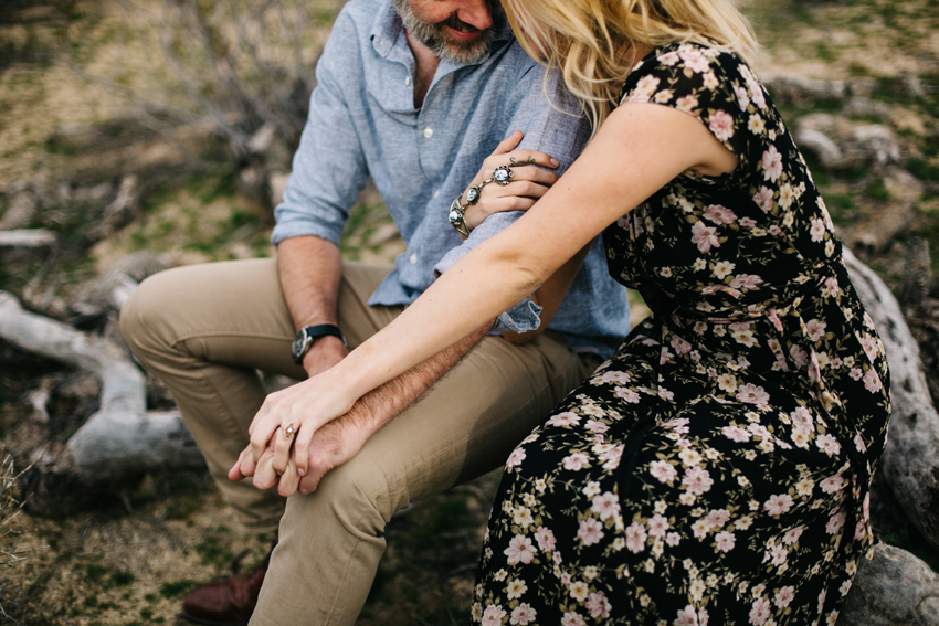 boho free people engagement session outfit