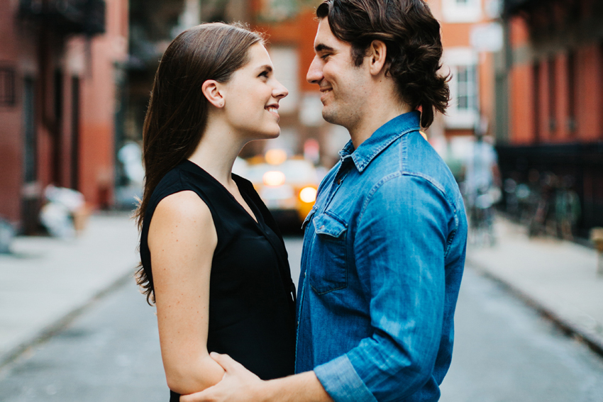 new york city and brooklyn wedding photography with an engagement session in the west village