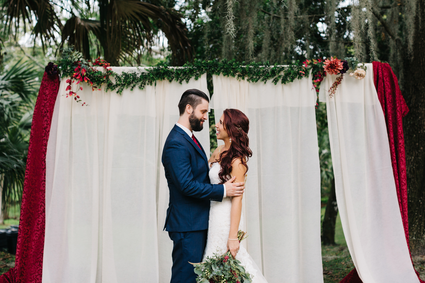 Woodsy boho wedding photography in Orlando, Florida