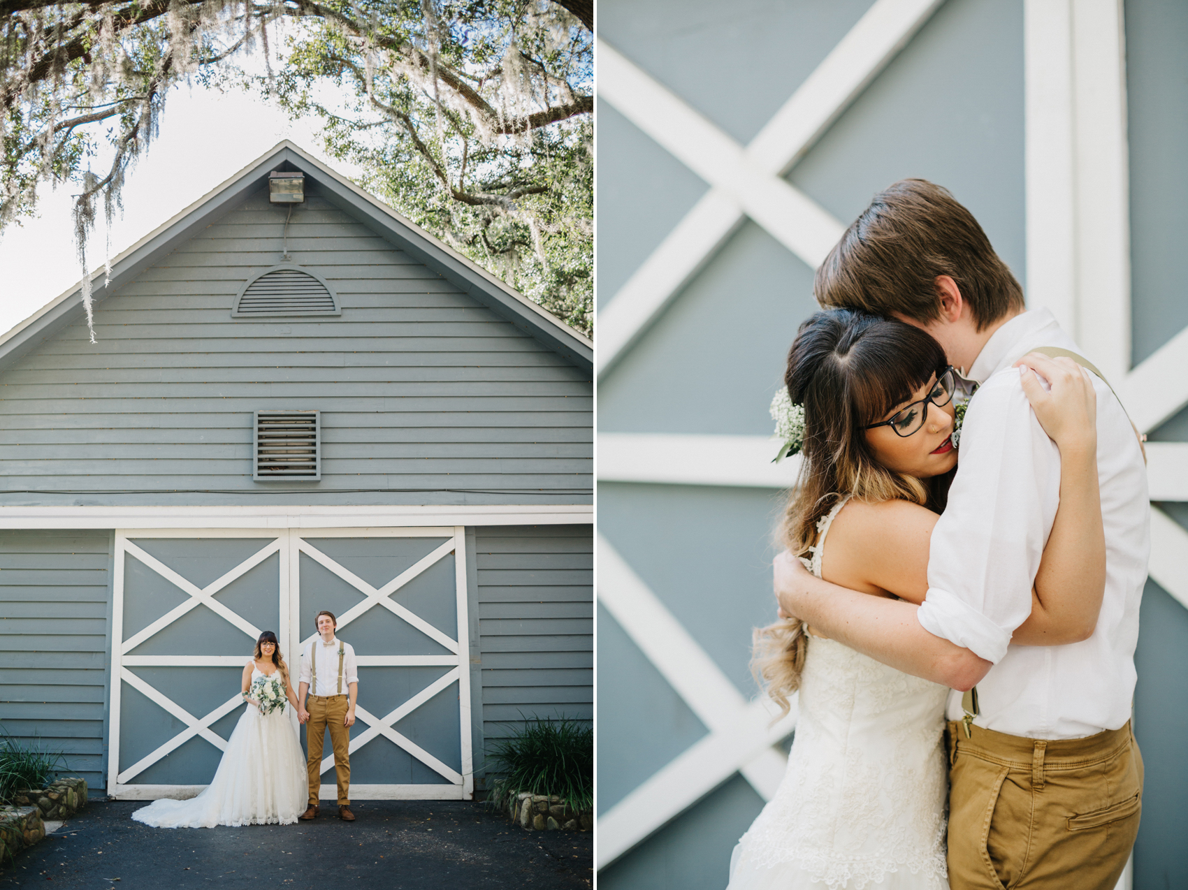 rustic natural light wedding photos at The Lange Farm in Dade City, Florida