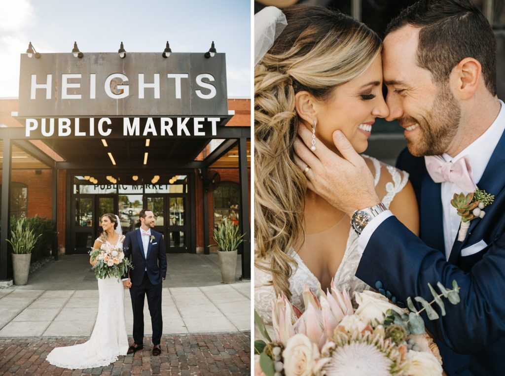 Armature Works wedding photos with natural light and candid romance