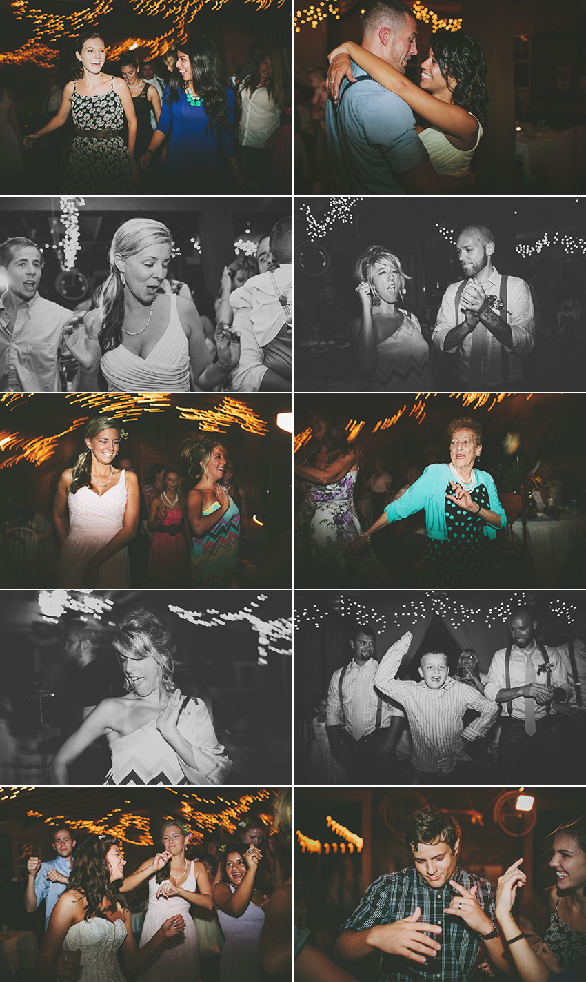 Dance party at the barn wedding reception at Sweetfields Farm in Florida