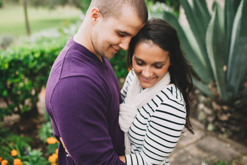 Garden Engagement Session in Lake Wales, Florida