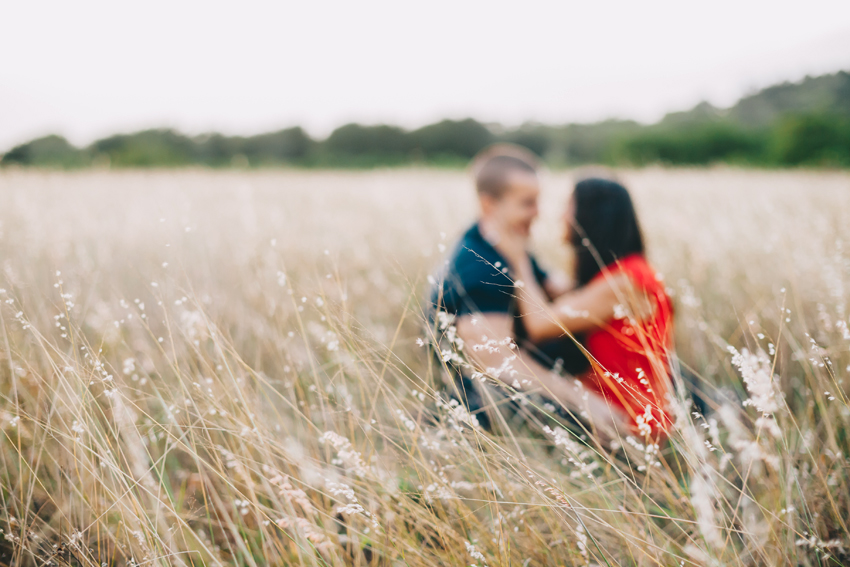 Rustic Florida Field Engagement Session