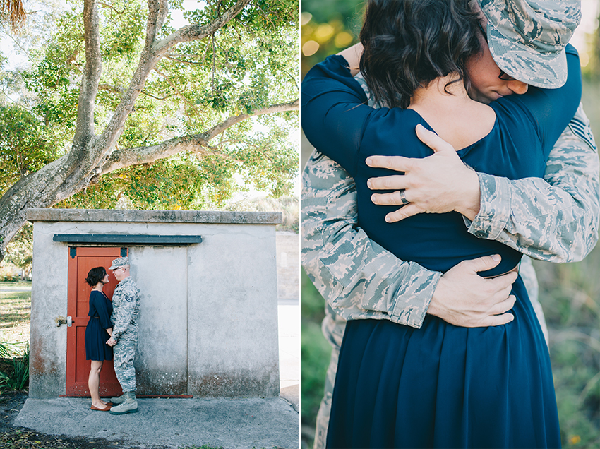 Army engagement session in St Pete, Florida