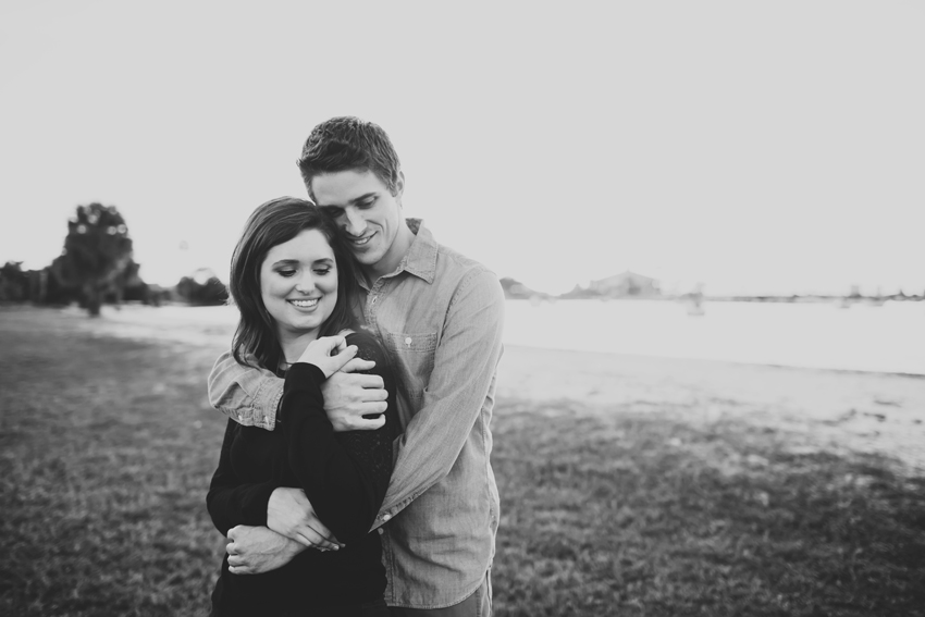 Sweet engagement session on Davis Islands in Tampa, Florida