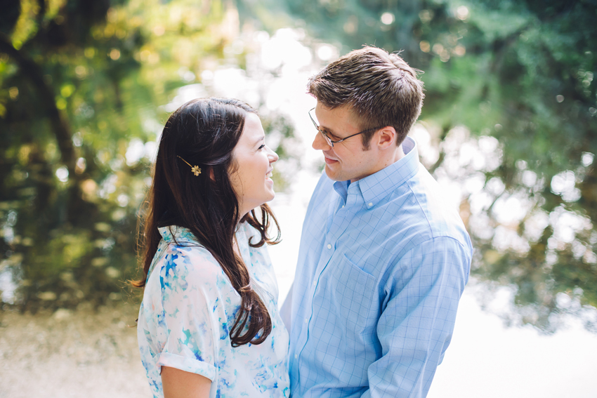 Engagement session on the hillsborough river in Tampa