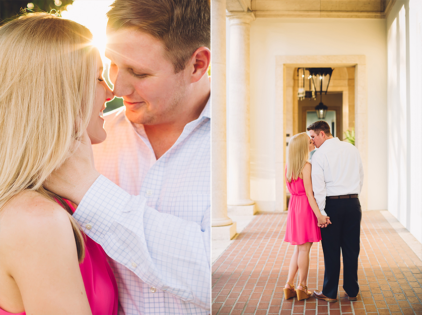 Downtown engagement session in St. Pete at sunset