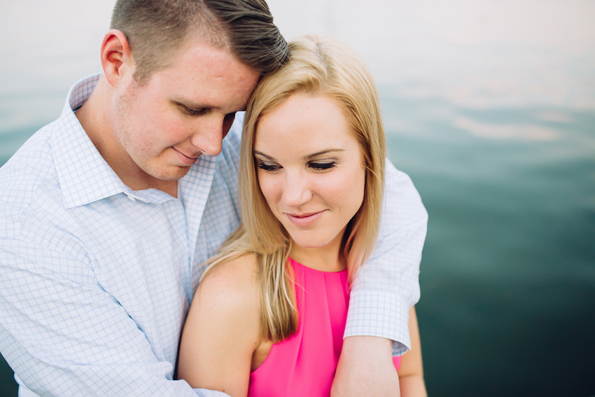 waterfront engagement session at the St. Pete marina downtown