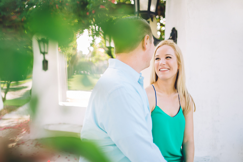 Spring engagement session at Coffee Pot park in St. Pete