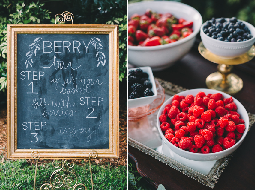 berry dessert bar wedding ideas