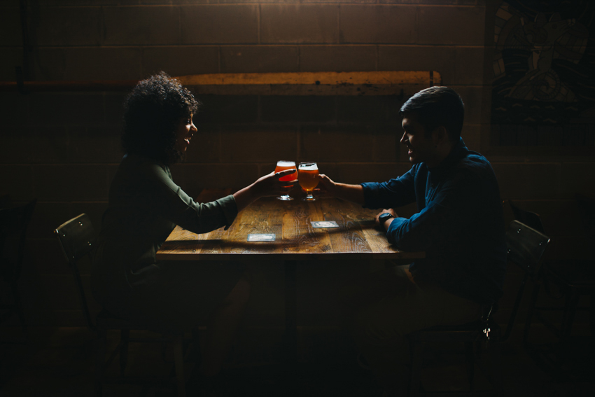 Coppertail Brewery Engagement Session in Ybor City