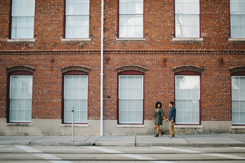 Casual Ybor City engagement session