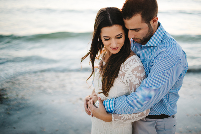 Waterfront engagement photos in St. Pete Florida