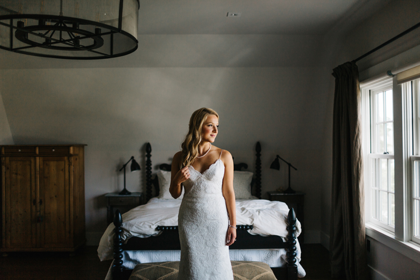 Creative and natural light wedding photography with romantic window lighting in Newport