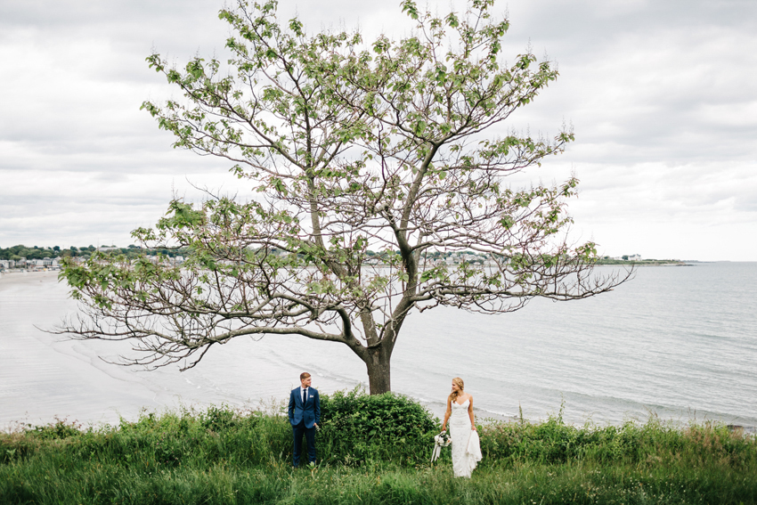 Waterfront coastal wedding photographer at The Chanler in Newport Rhode Island
