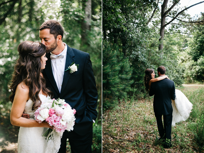 Charleston destination wedding in the woods with romantic and creative wedding photos by Tampa wedding photographer Renee Nicole Photography