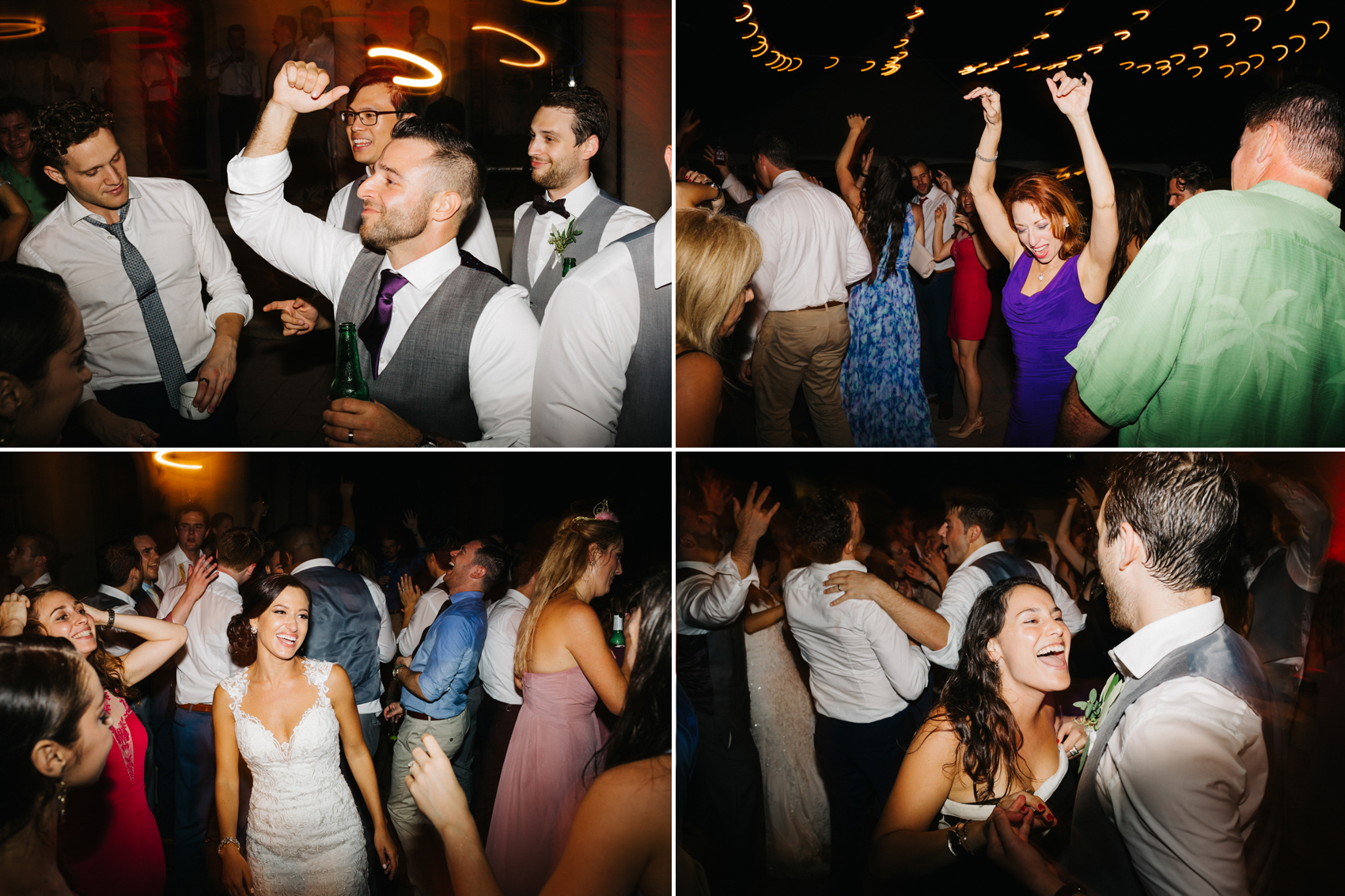 Dancing and partying at the Powel Crosley wedding