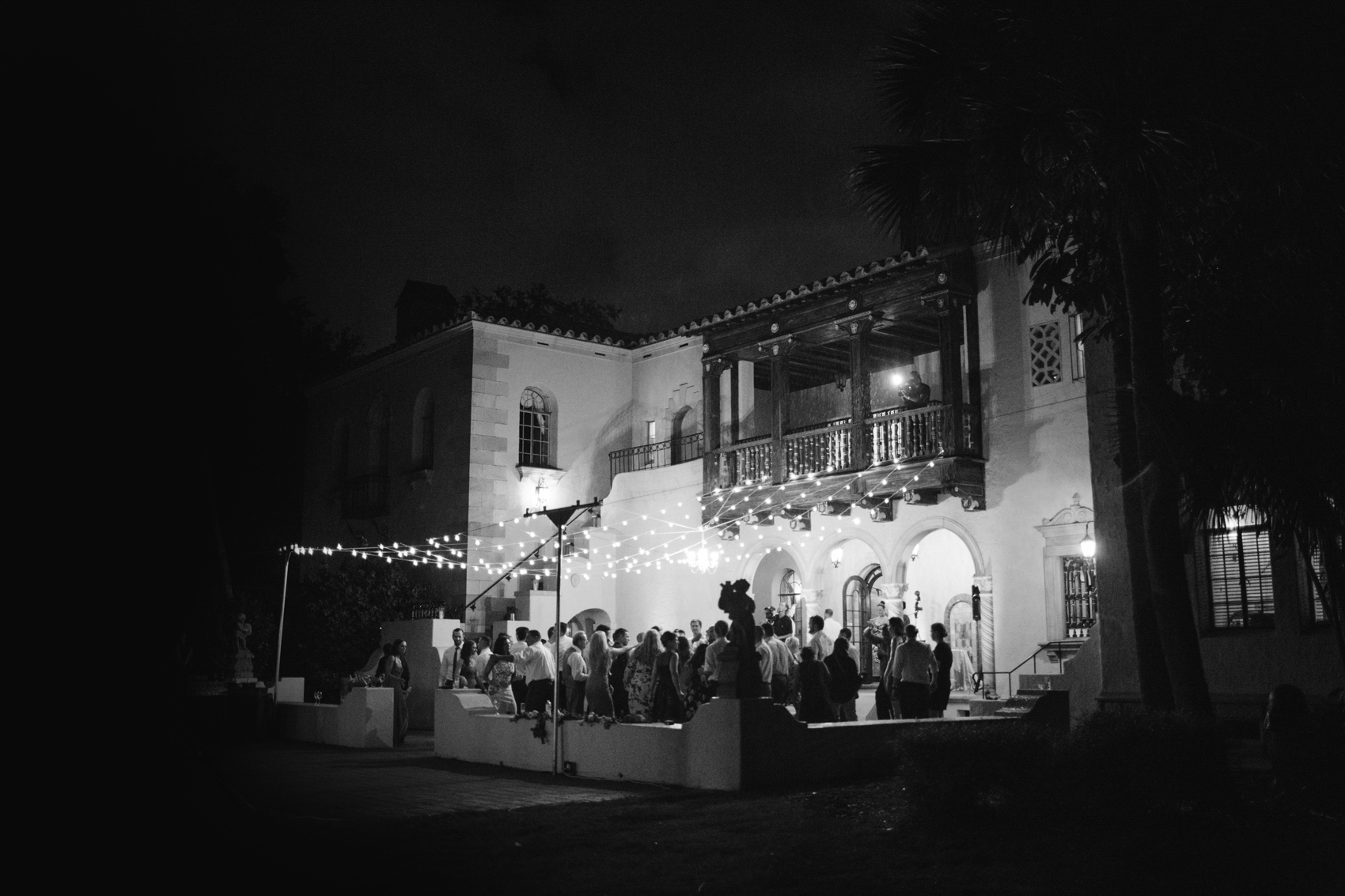 Nighttime reception at the historic Powel Crosley Mansion