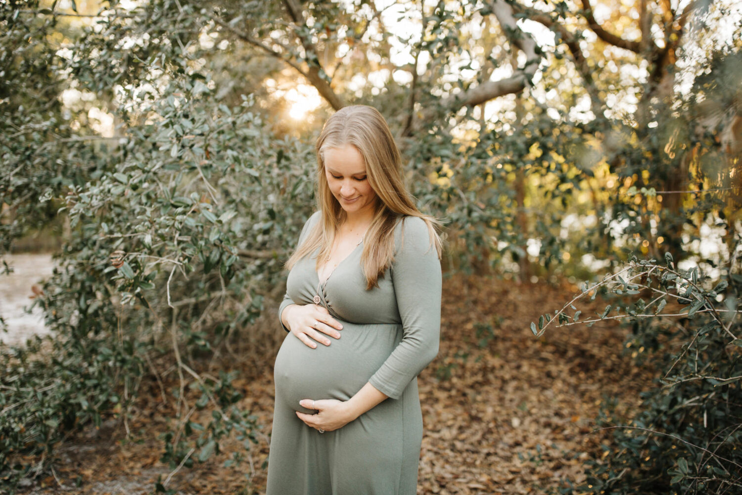 sunset maternity session in tampa