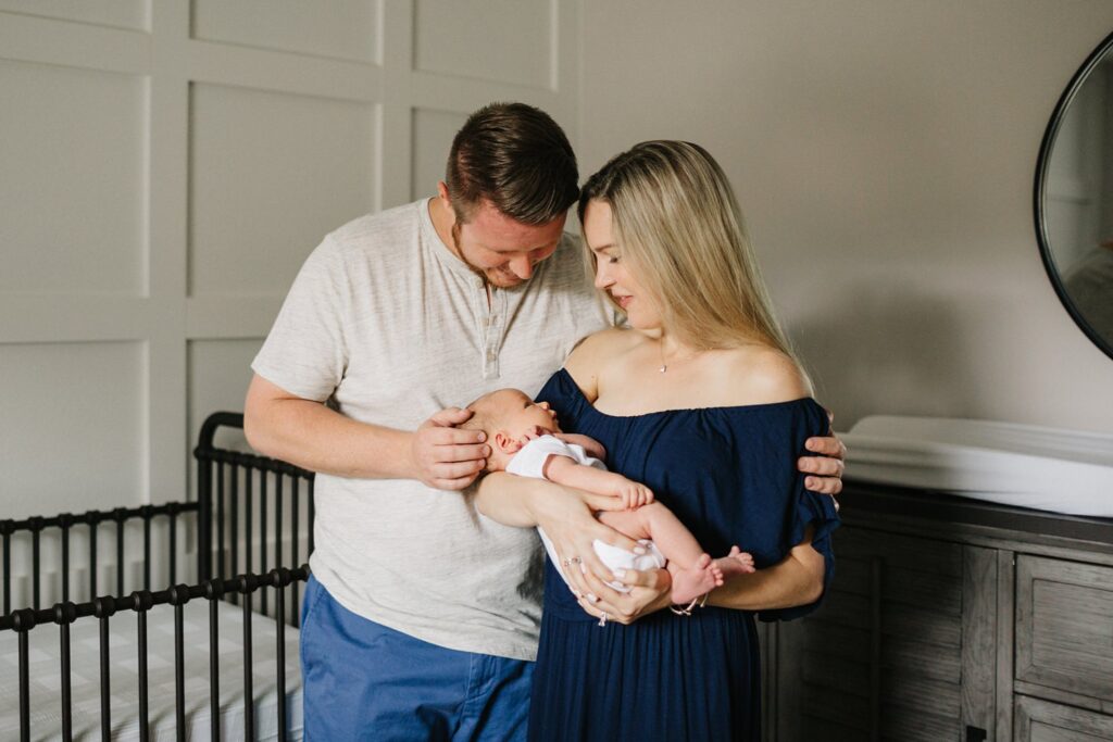 natural lifestyle newborn photographer in Land O Lakes